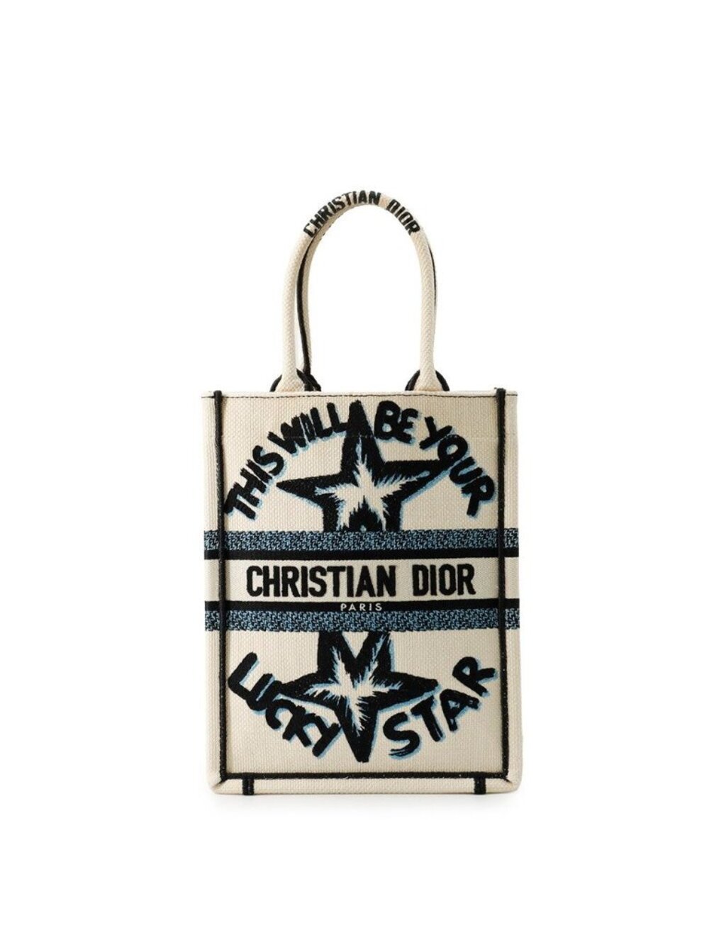Dior Tote Vertical Book Canvas Items - Picture 1 of 10